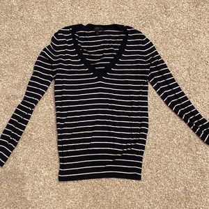 J.crew XXS navy striped sweater